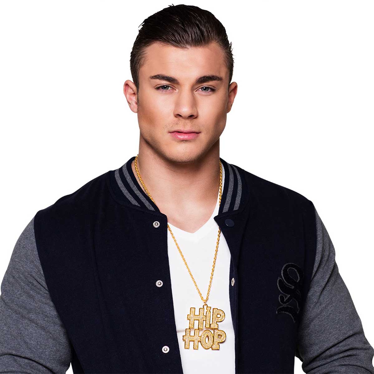 Halsband, hiphop guld
