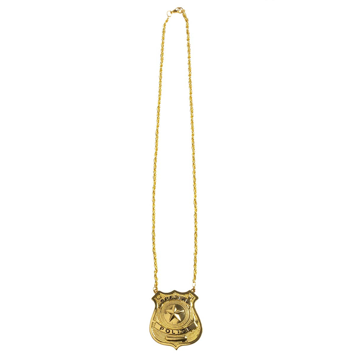 Halsband, polisbricka guld