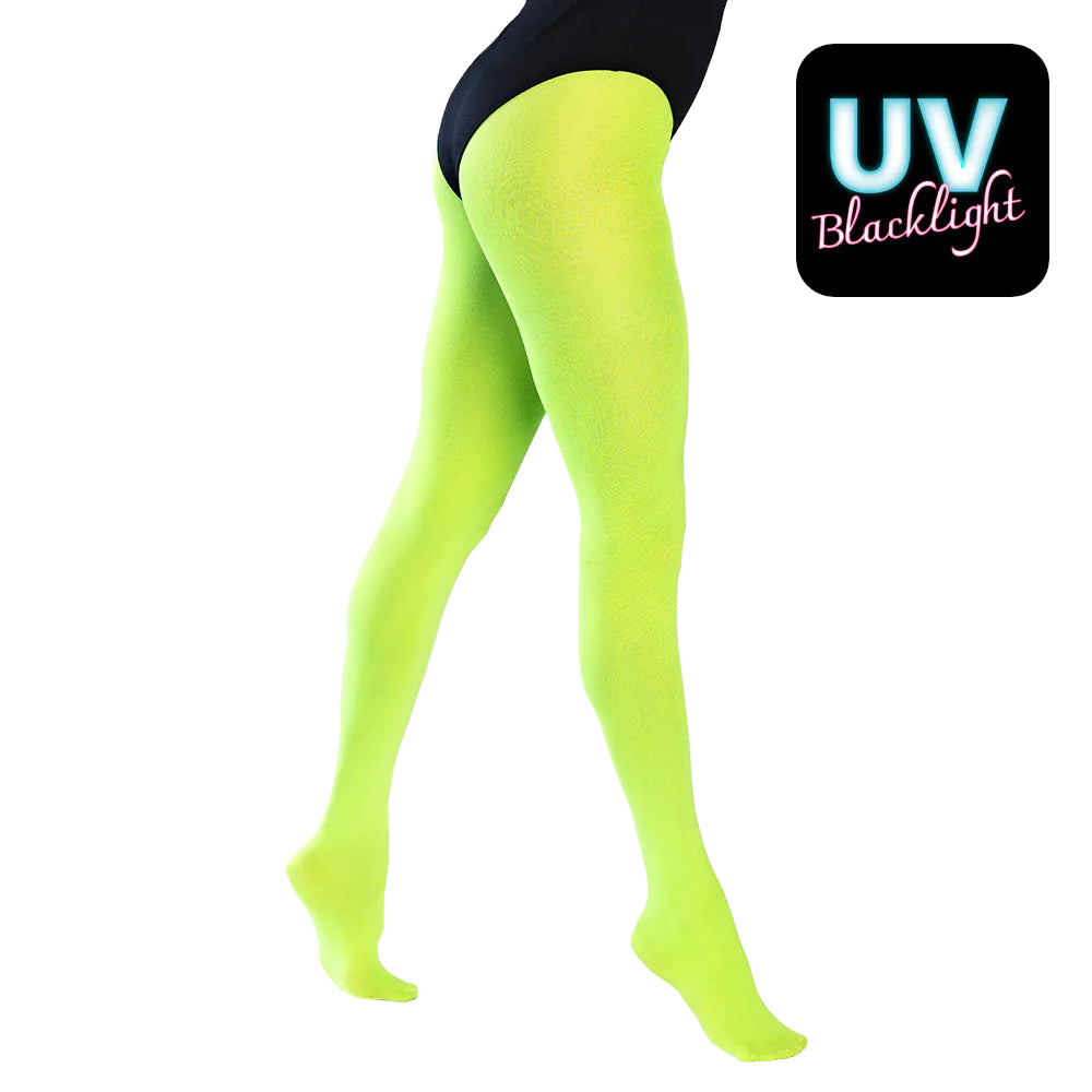 Strumpbyxor, neon grön