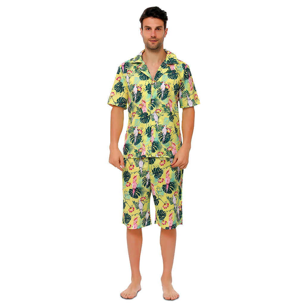 Hawaiiskjorta och shorts