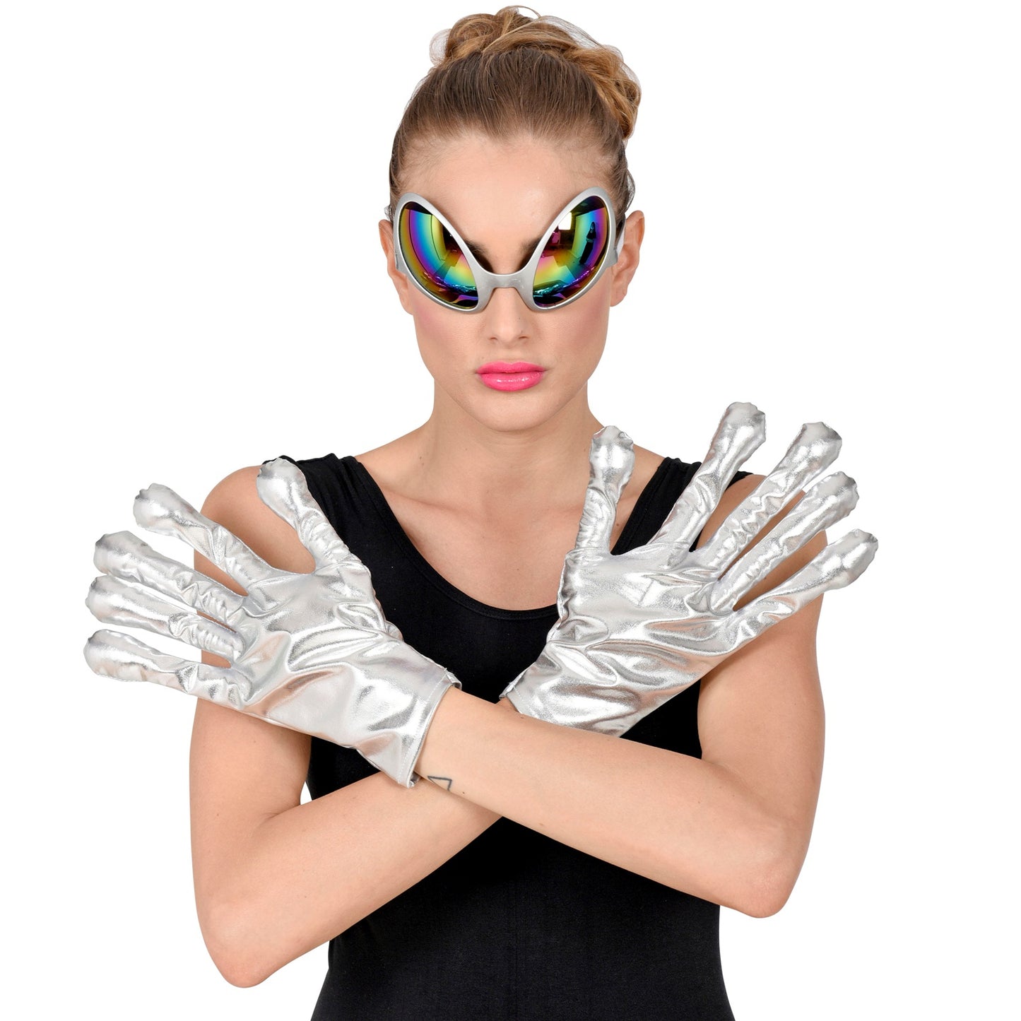 Handskar, alien silver