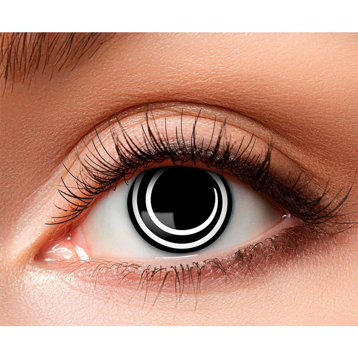 Halloweenlinser, Spiral black 7 dagar