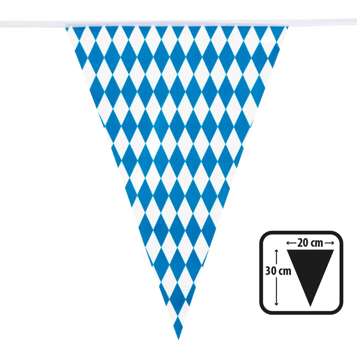 Girlang, oktoberfest 10 m (20x30cm)