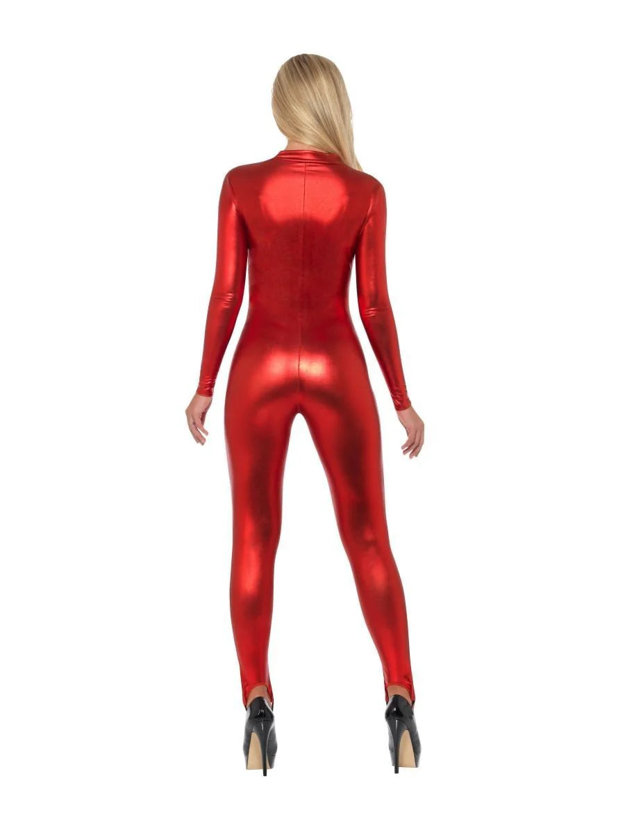 Jumpsuit, catsuit röd M