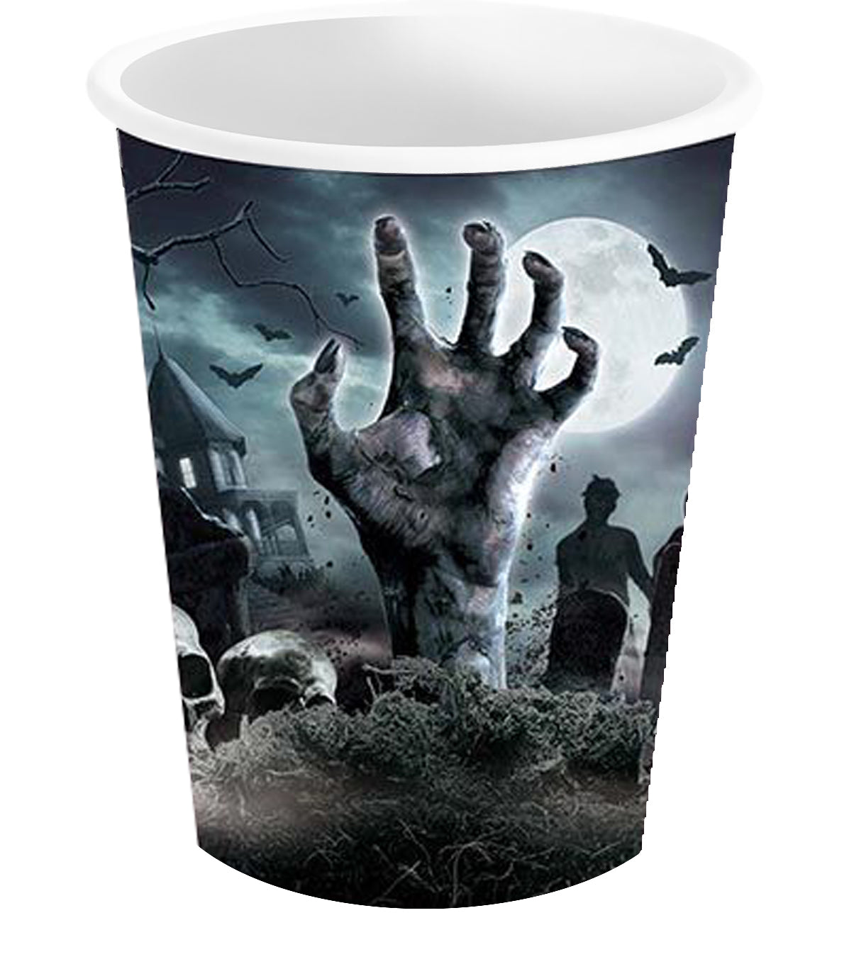 Pappersmuggar, kyrkogård 240 ml 6 st