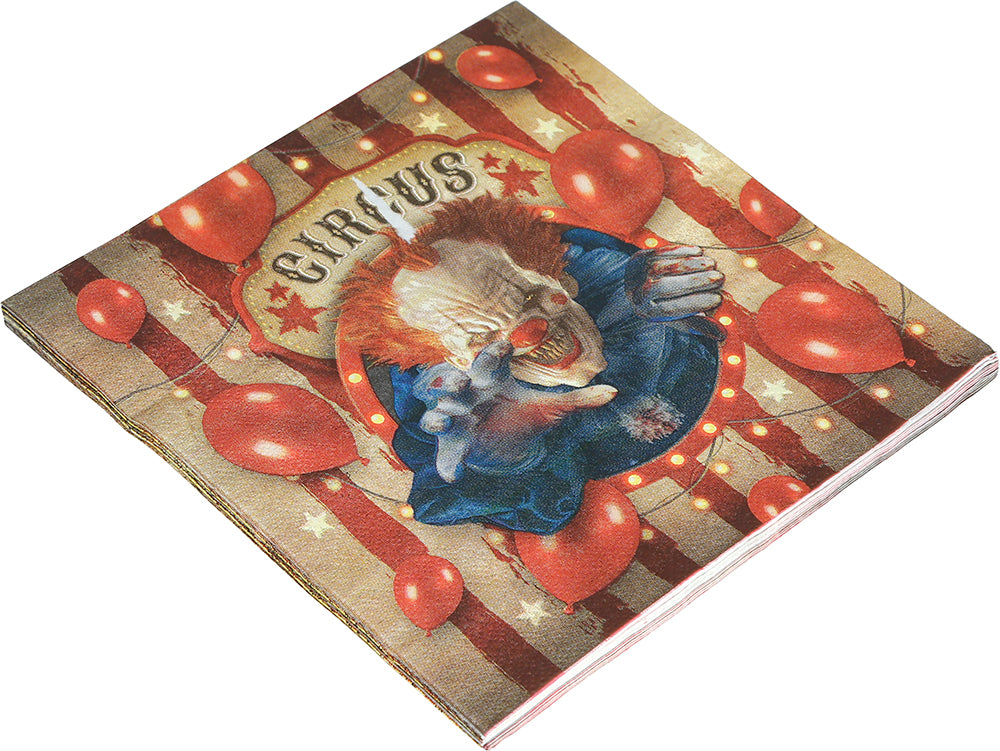 Servetter, cirkusclown 20 st