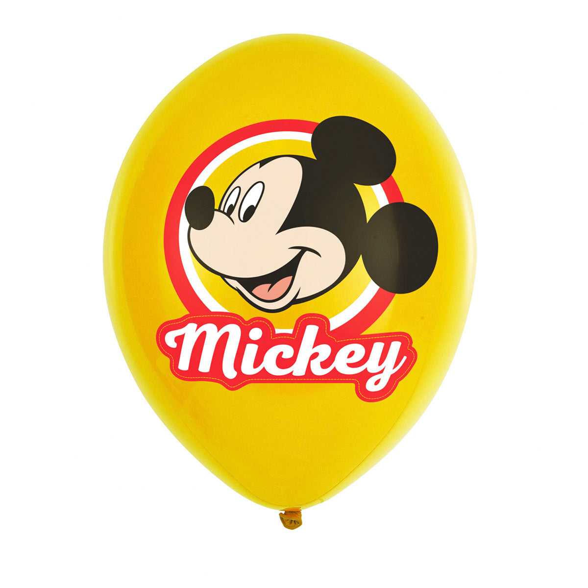 Latexballonger, Musse Pigg 27,5 cm 6 st