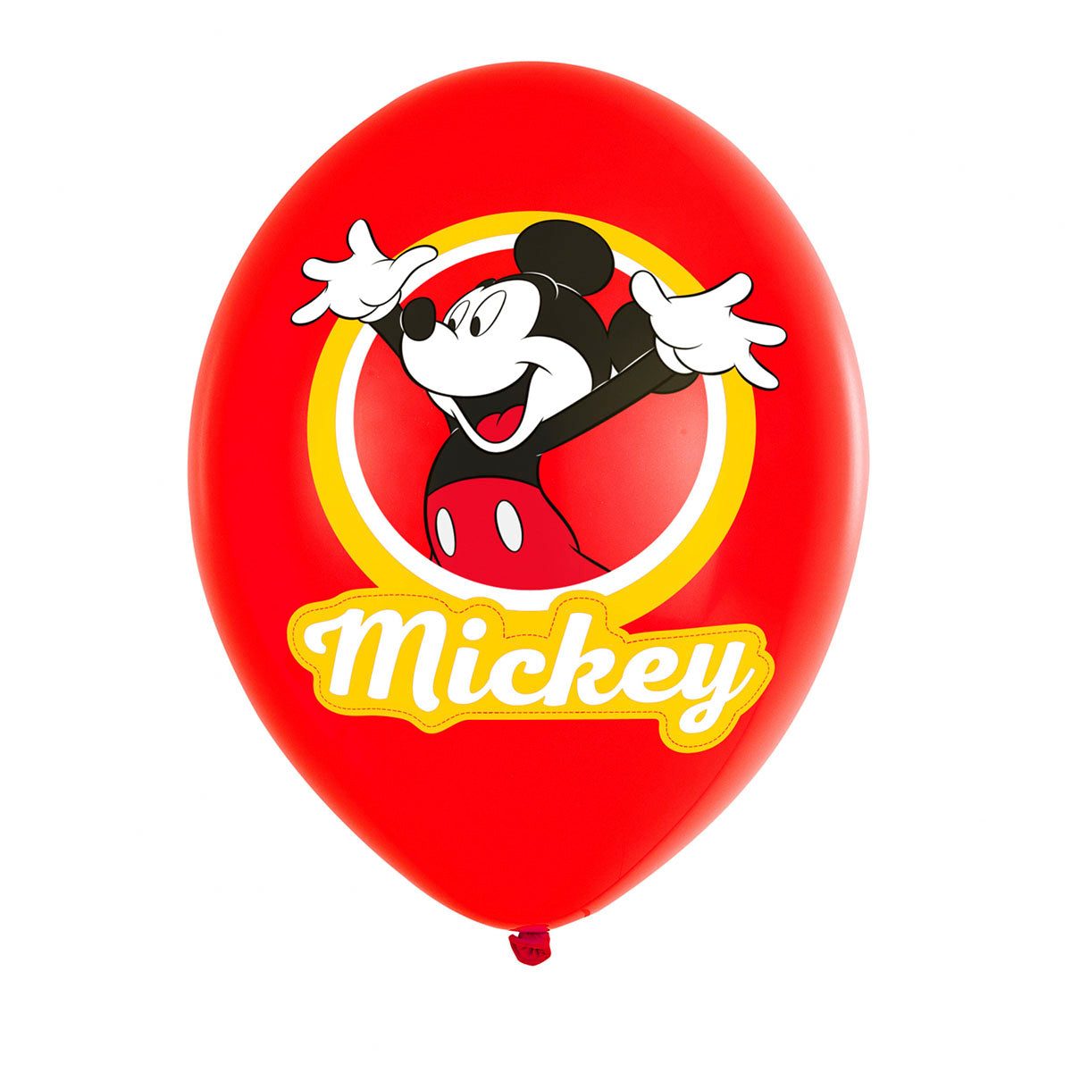 Latexballonger, Musse Pigg 27,5 cm 6 st