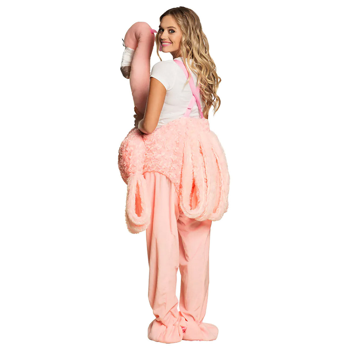 Piggyback, flamingo rosa