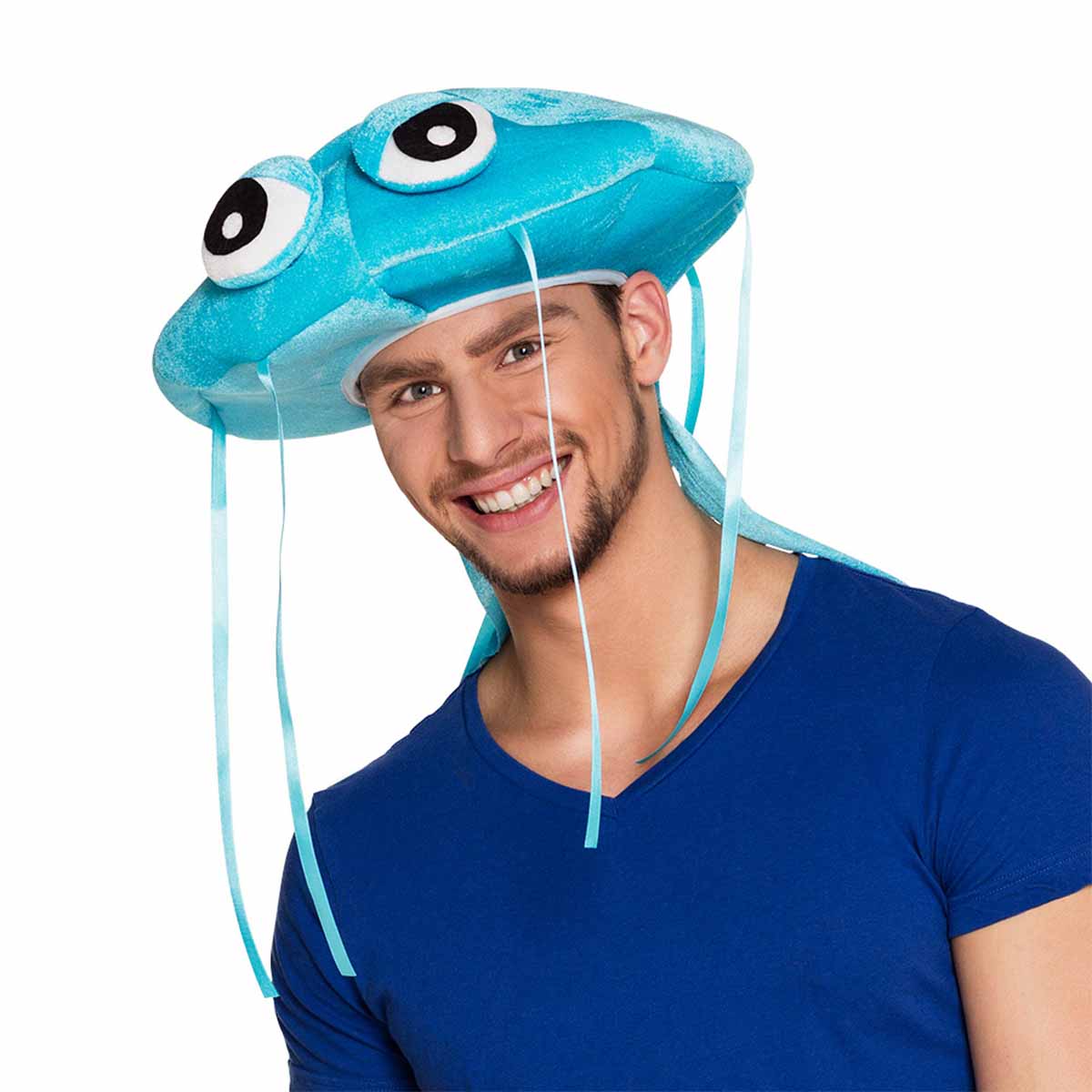 Hatt, blåmanet