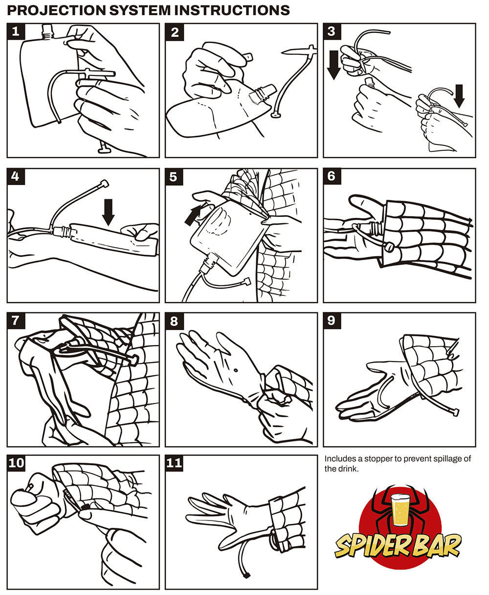 Dräkt, spider bar M