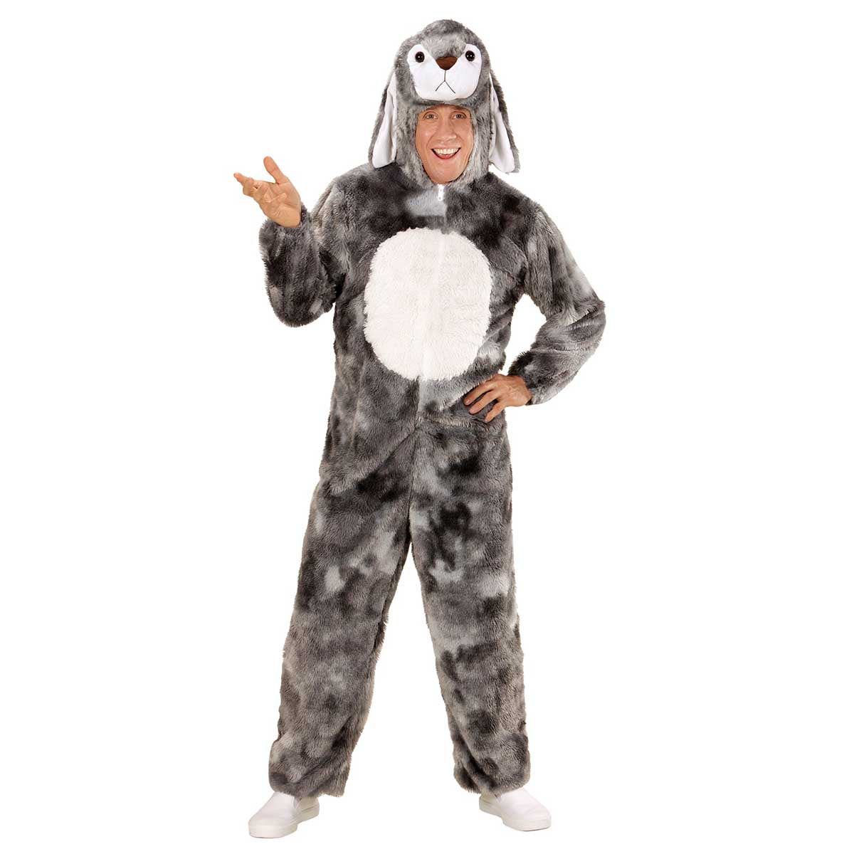 Dräkt, bunny grå M/L