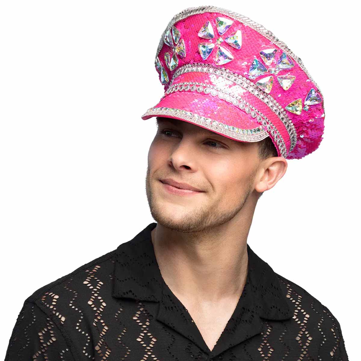 Machokeps, pink sparkle
