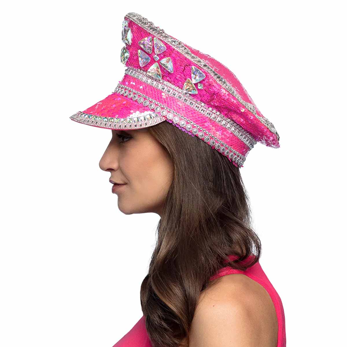 Machokeps, pink sparkle