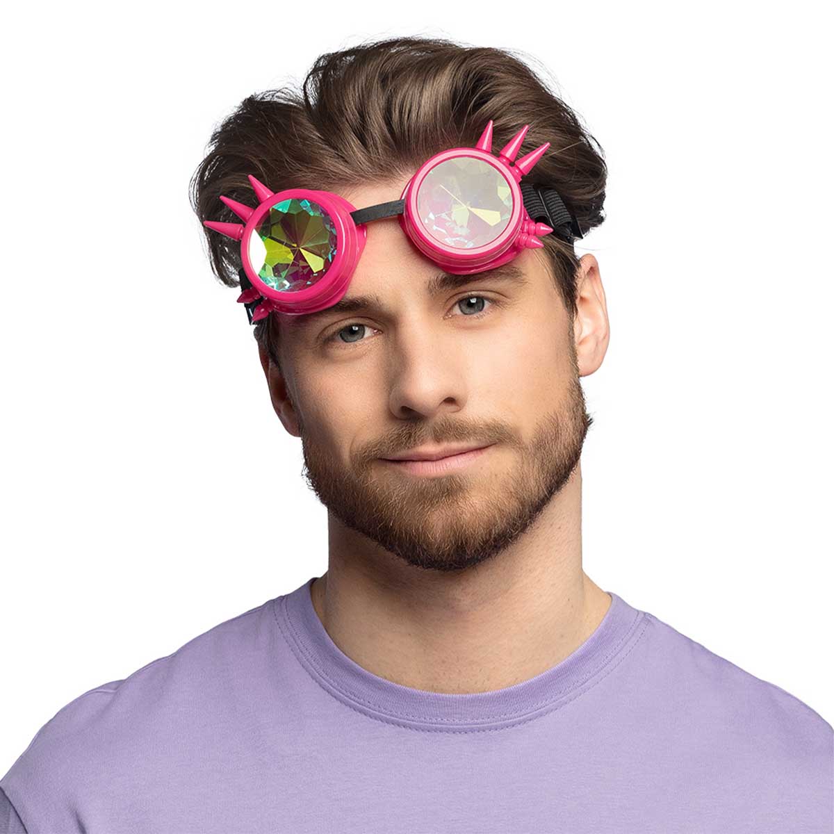 Glasögon, Festival neon pink