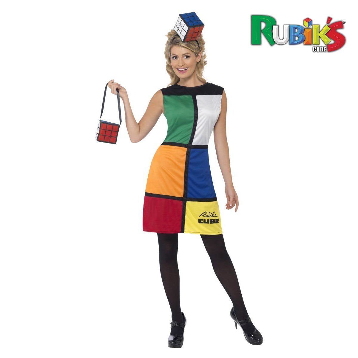 Klänning rubiks kub med tillbehör