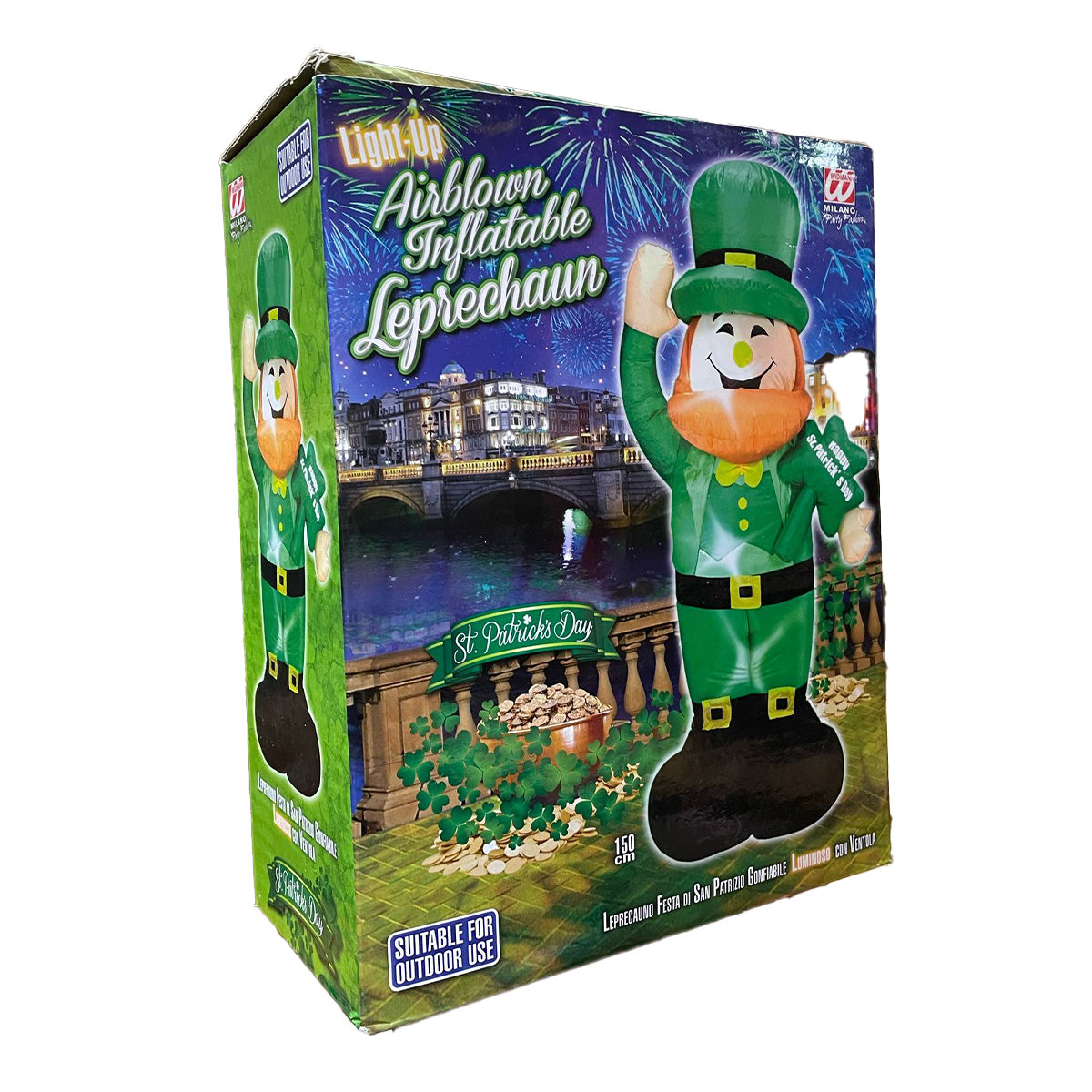 Uppblåsbart props, ST Patrick's Day 150 cm