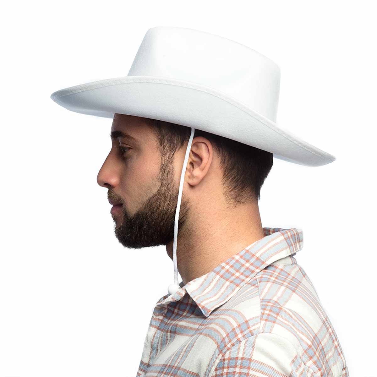 Cowboyhatt, rodeo vit