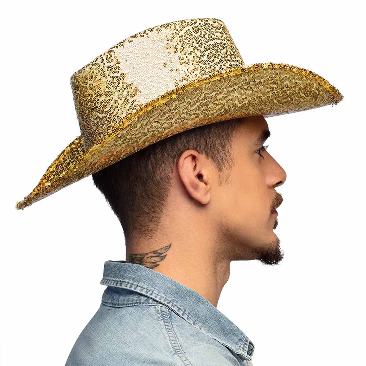 Cowboyhatt, guld