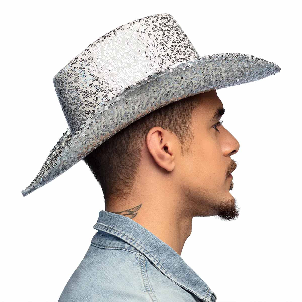 Cowboyhatt, silver