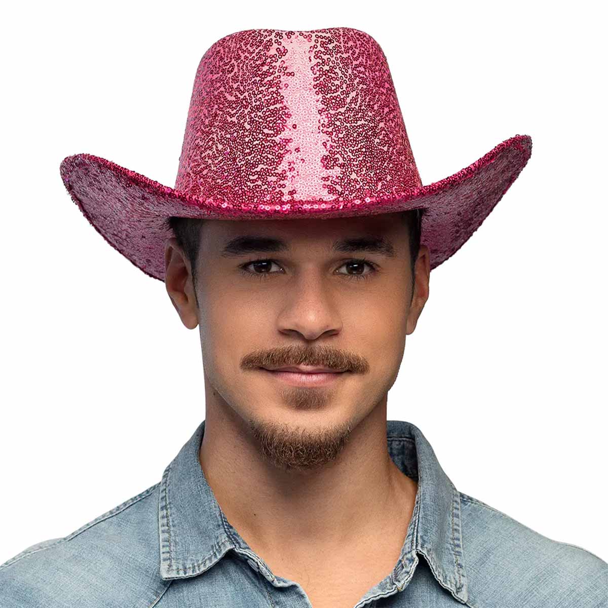 Cowboyhatt, hot pink