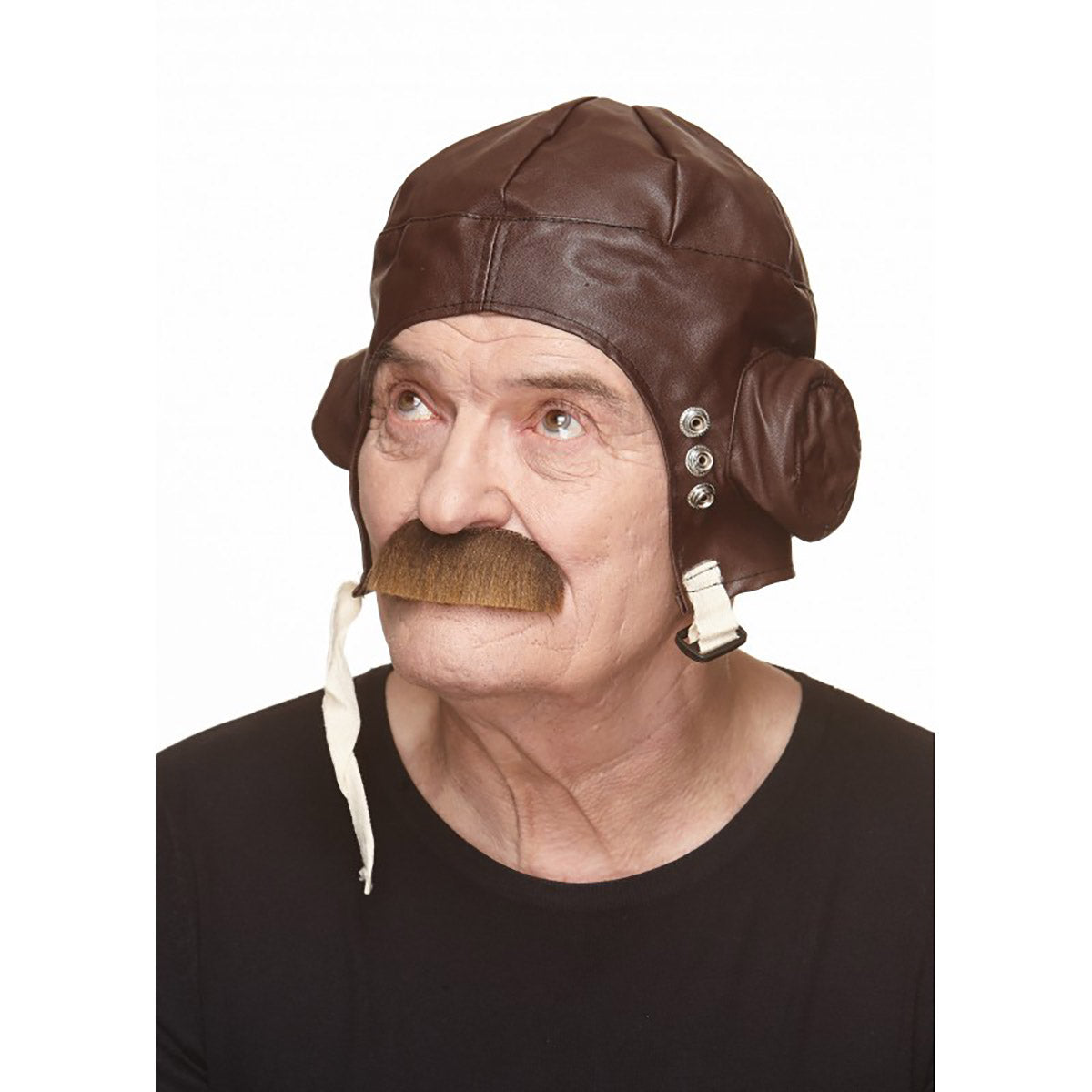 Mustasch, barkeep brun
