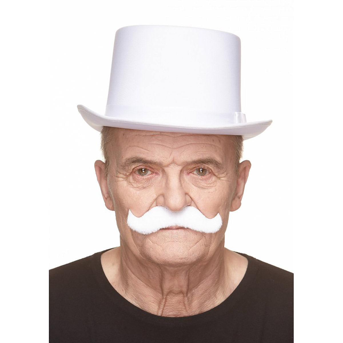 Mustasch, sheriff vit