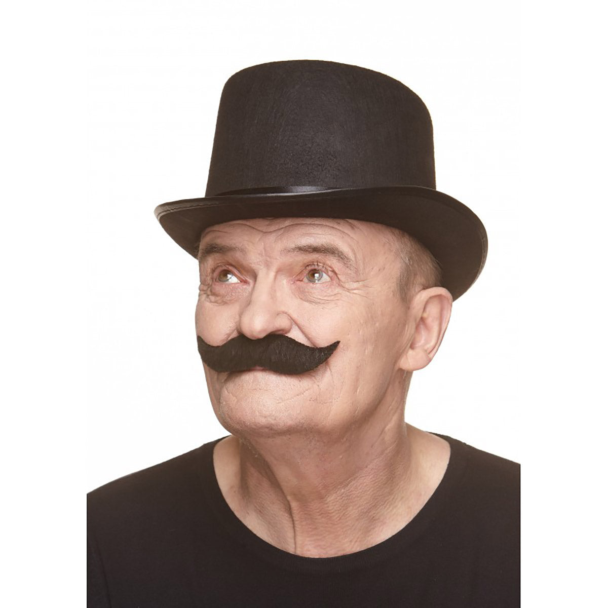 Mustasch, captain grå/vit