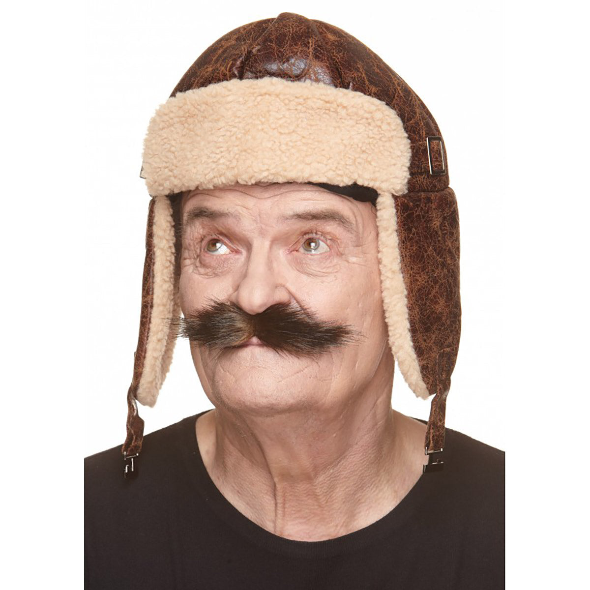 Mustasch, klondike brun/grå
