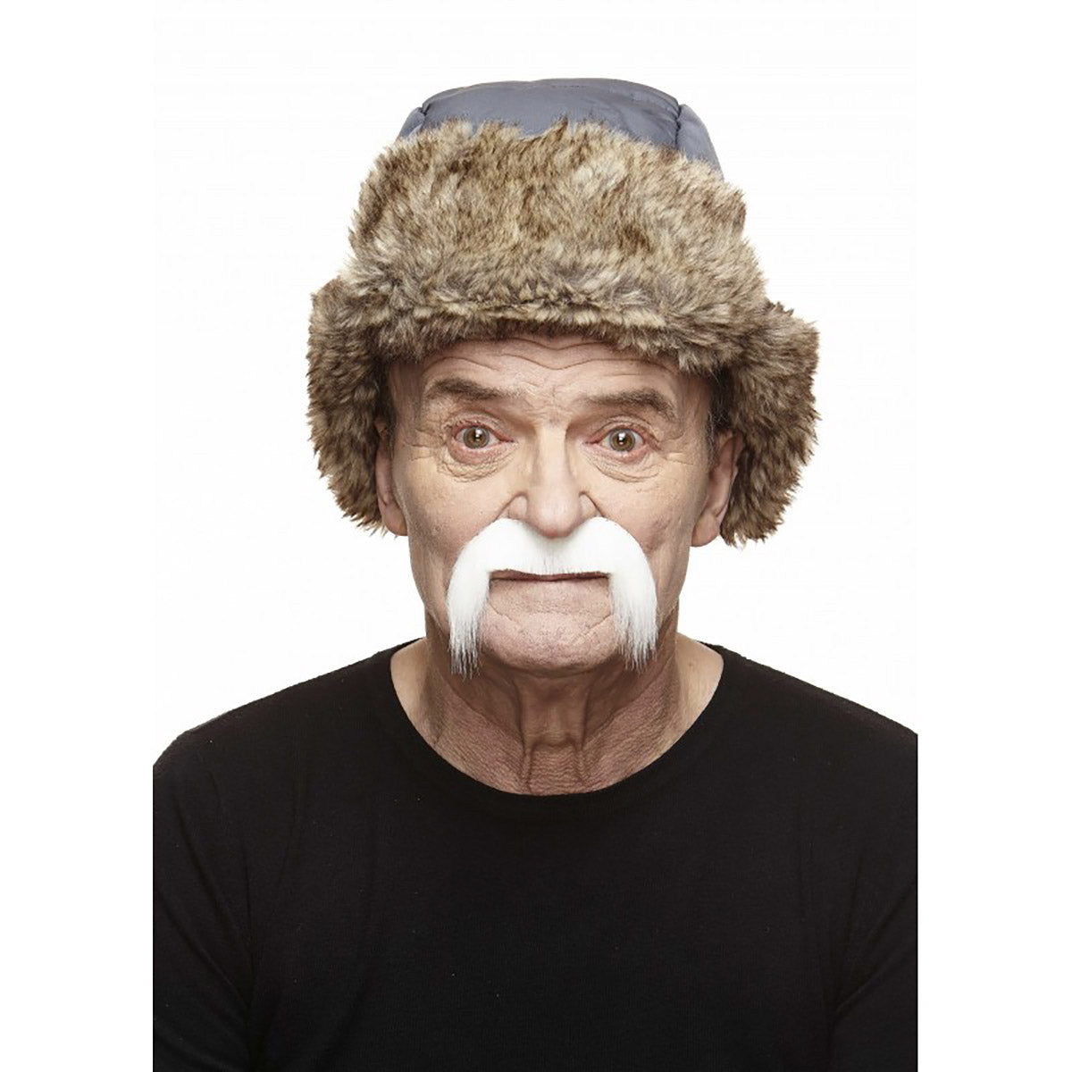 Mustasch, cowboy vit