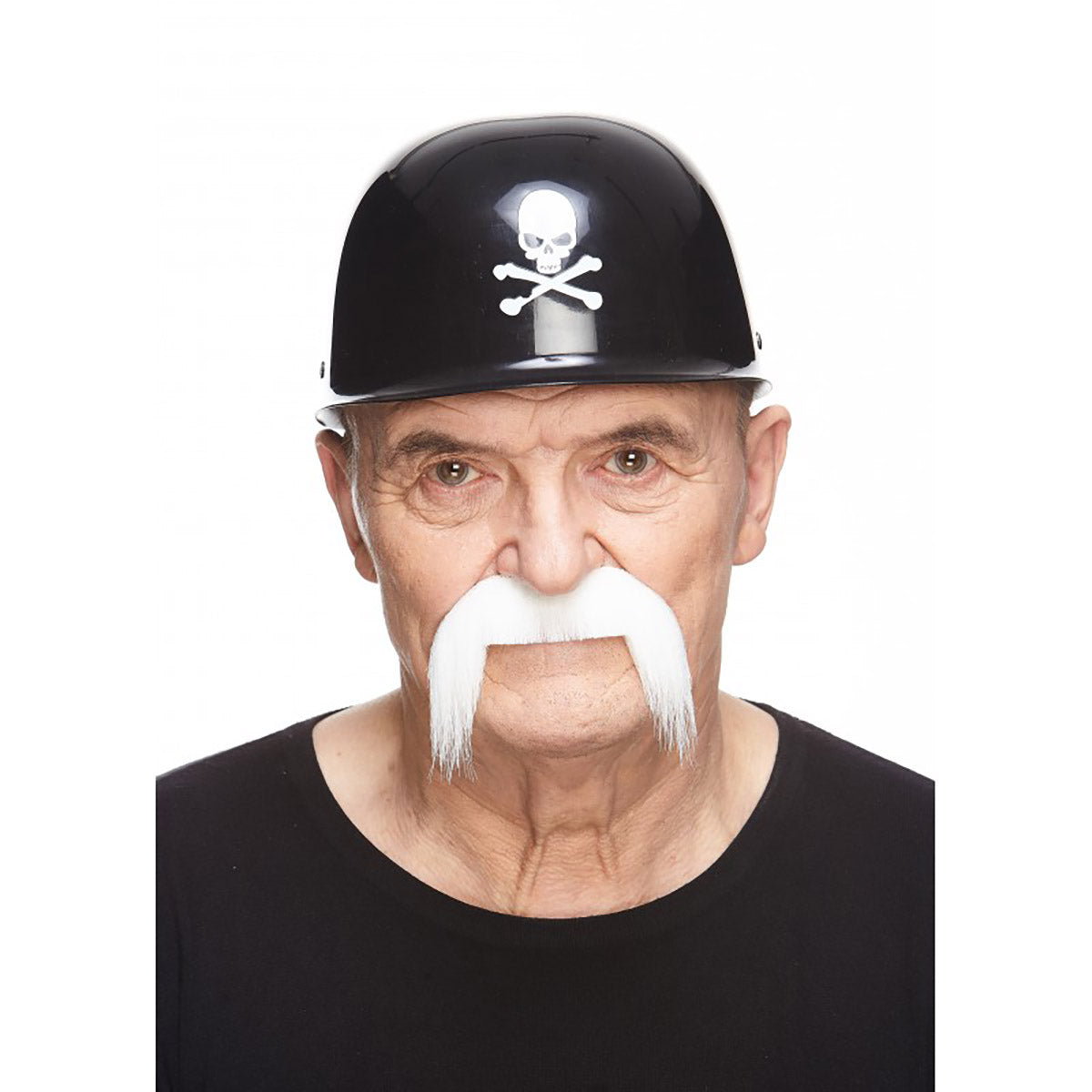 Mustasch, cowboy vit