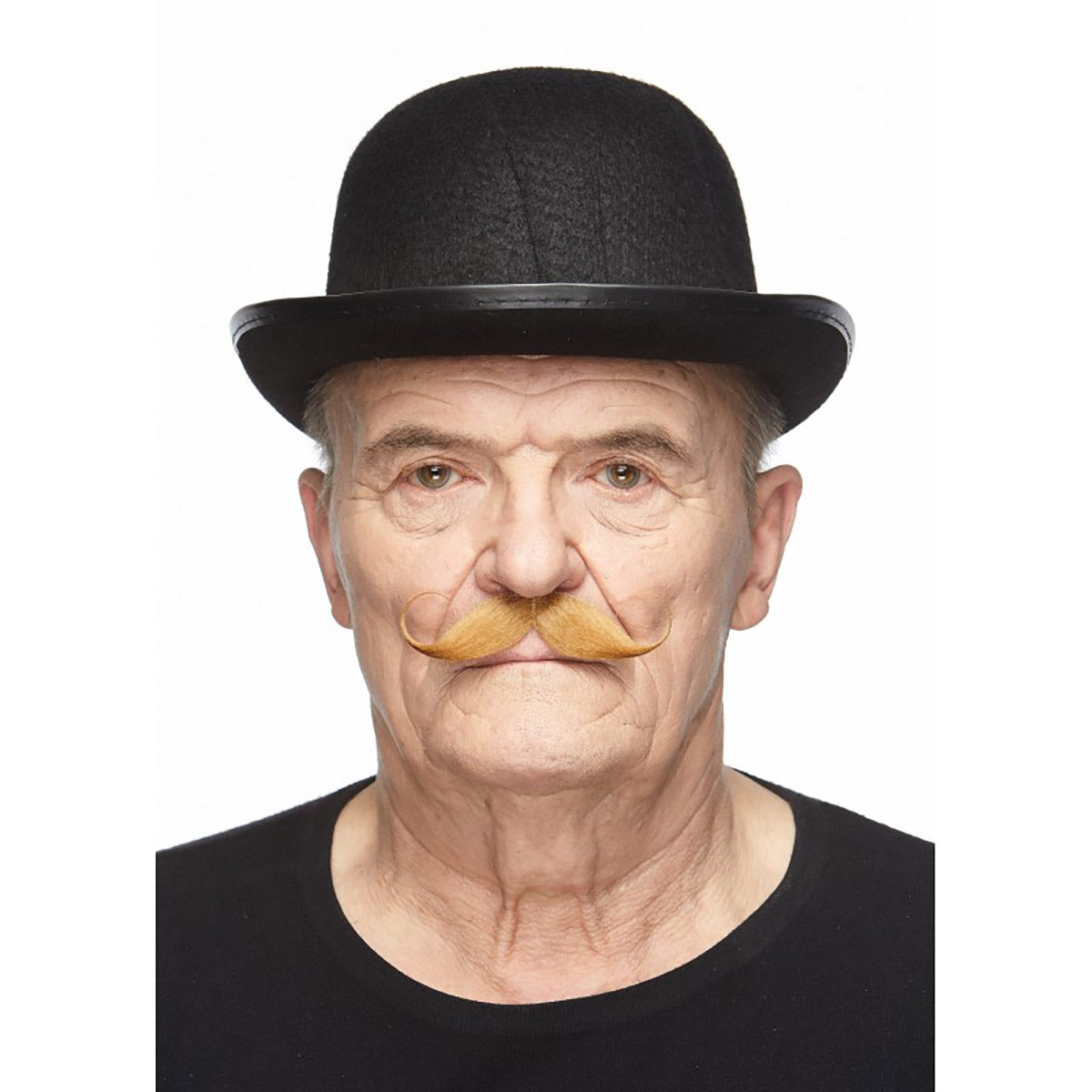 Mustasch, detective brun