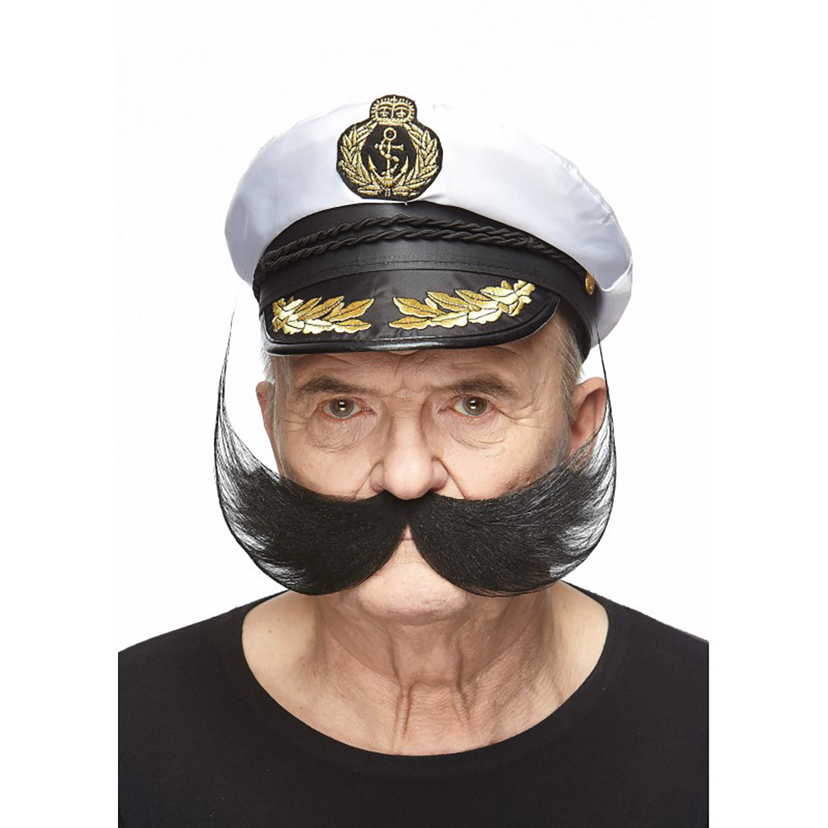 Mustasch, inventor svart