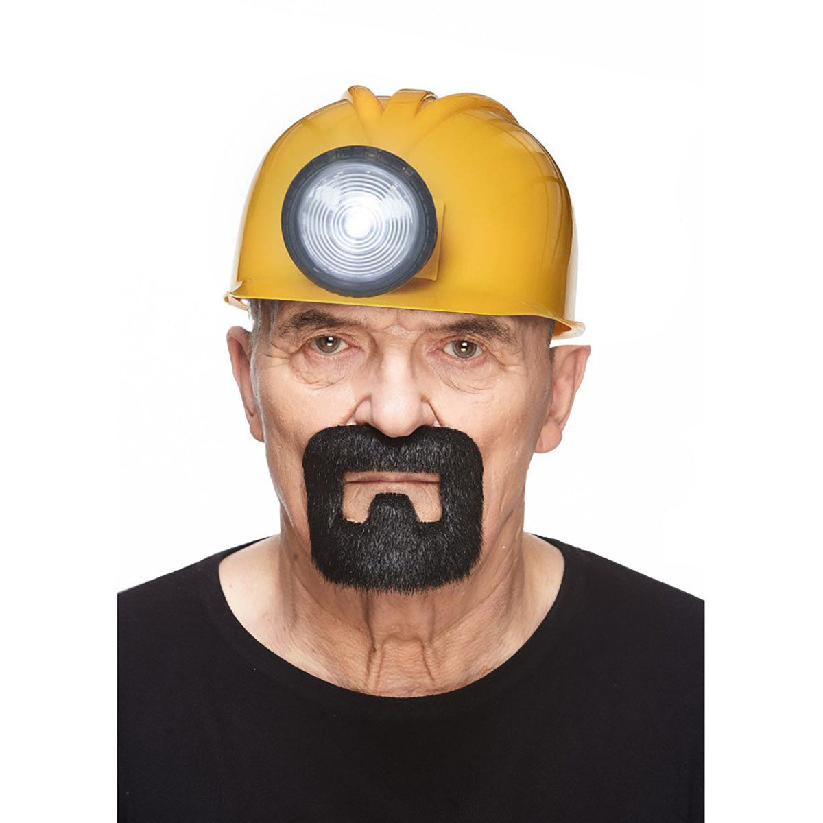 Mustasch, handyman svart