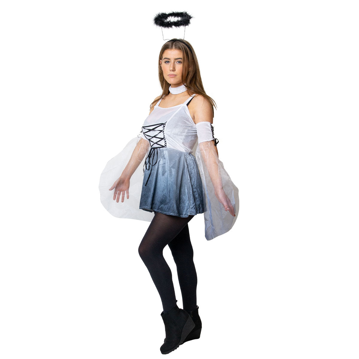 Dräkt, mörk ängel