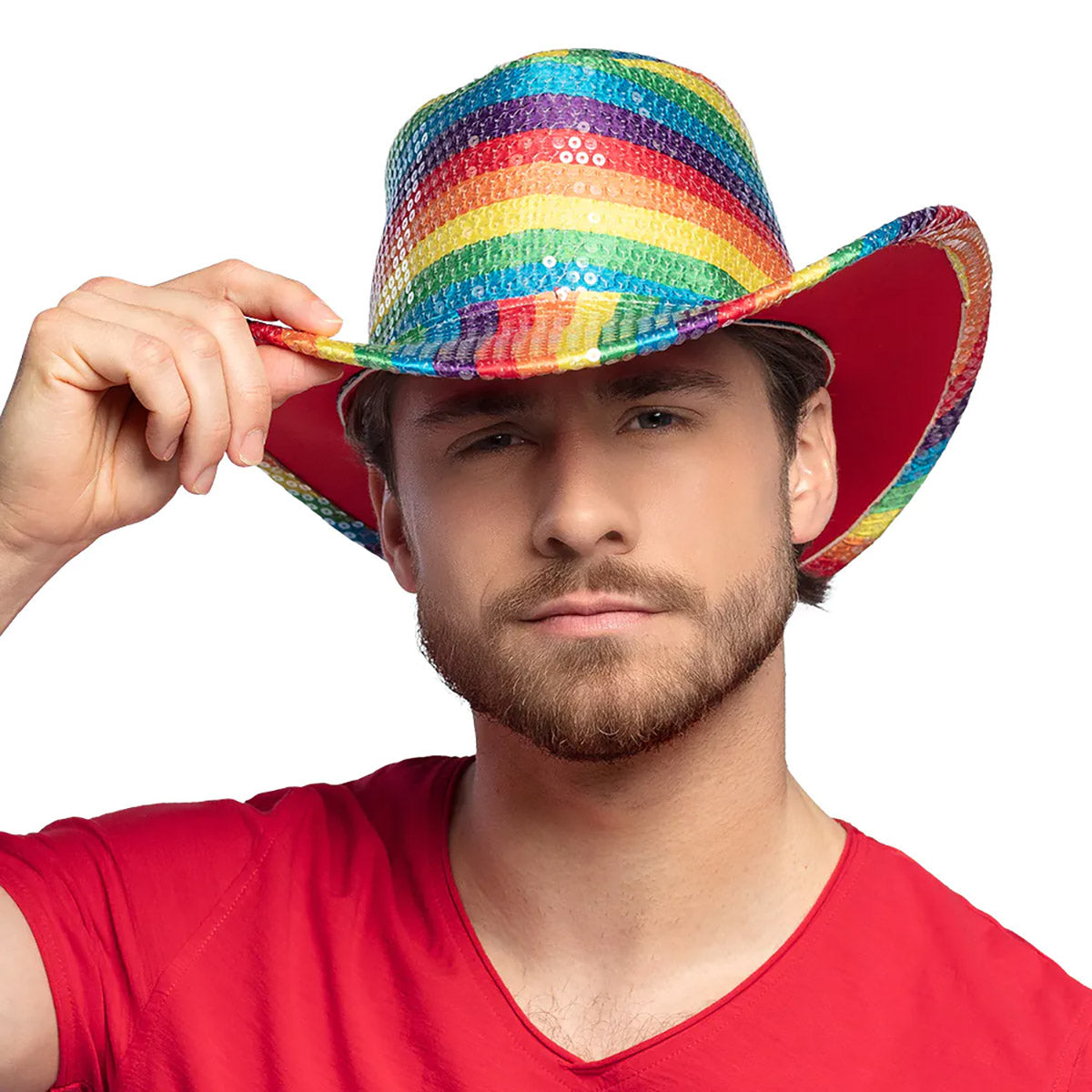 Cowboyhatt, regnbåge