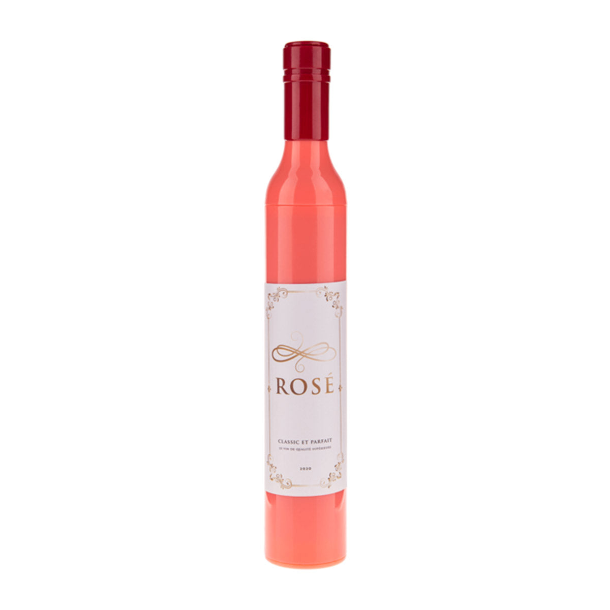 Paraply, vinflaska rosé 90 cm