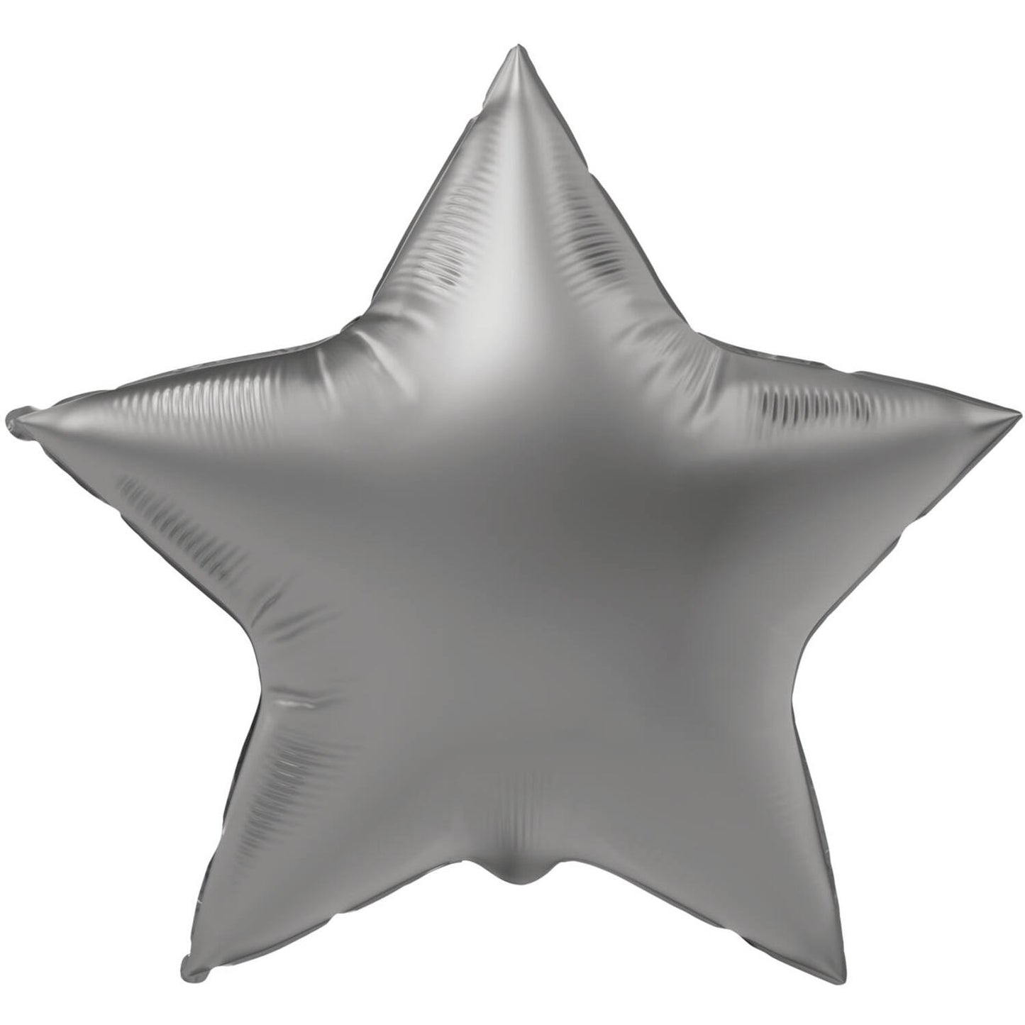 Folieballong, stjärna moonlight silver 45 cm