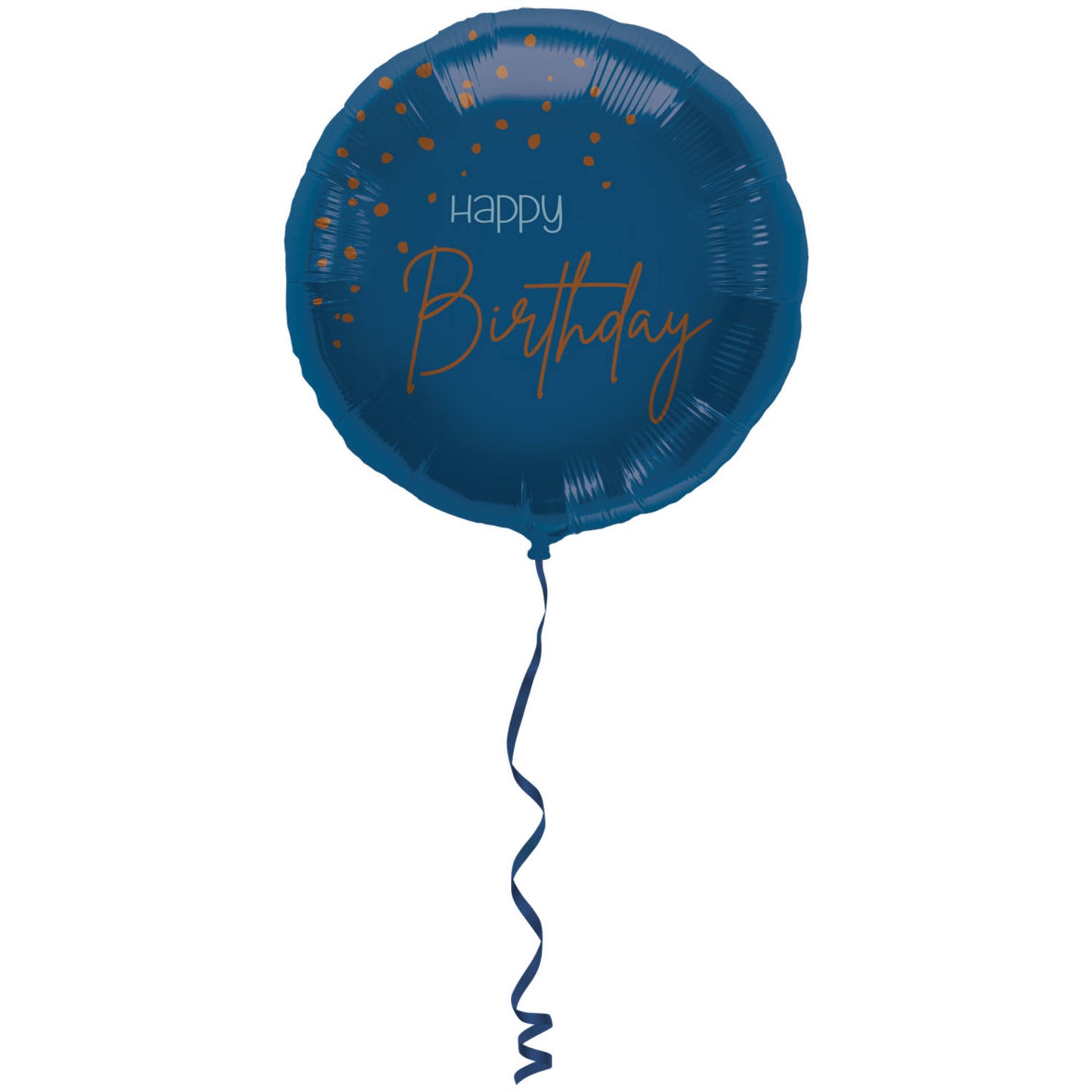 Folieballong, elegant true blue 45 cm