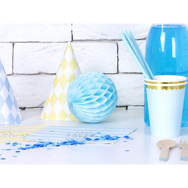 Dekorationsboll, ljusblå 10 cm