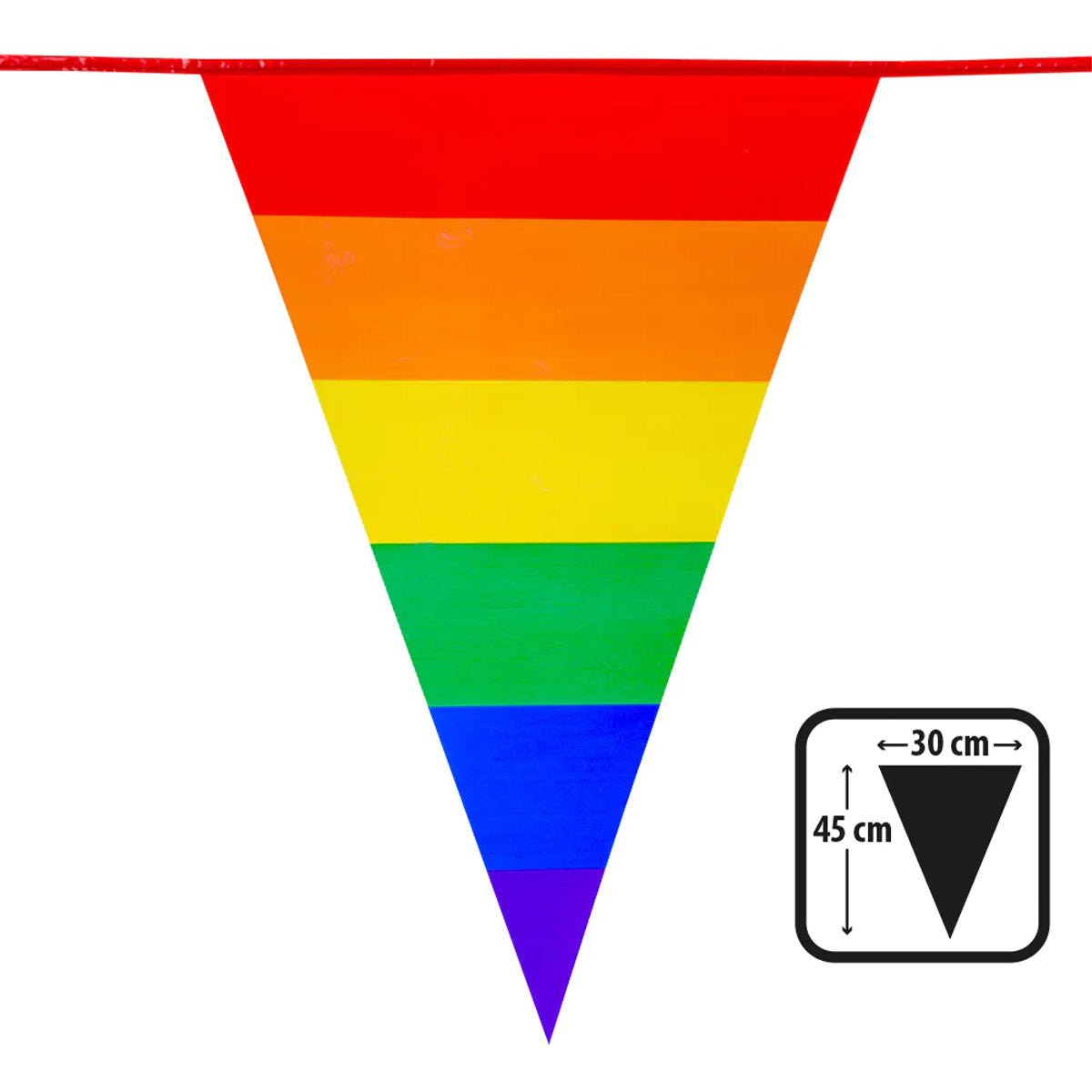 Flaggirlang, regnbågsflaggor 8 m