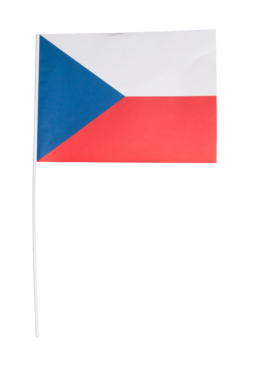 Pappersflagga, Tjeckien 27x20 cm