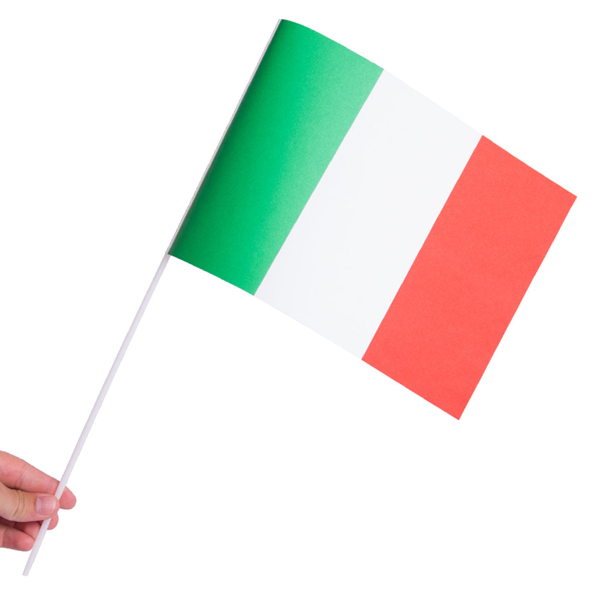 Pappersflagga, Italien 27x20 cm