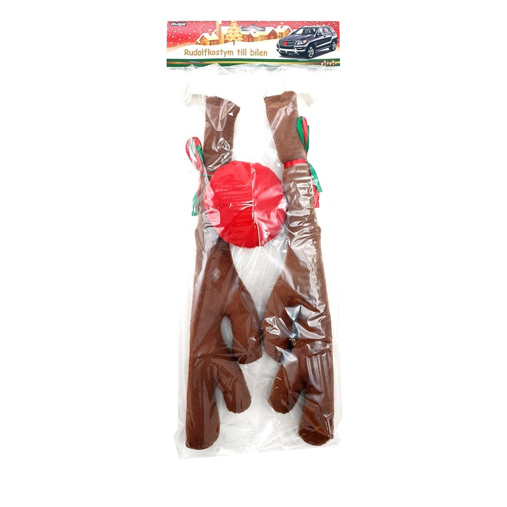 Rudolfkostym till bilen, 45x10 cm