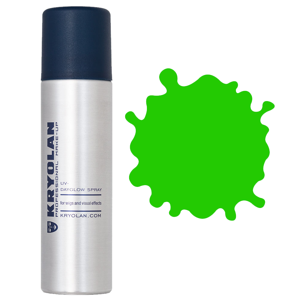 Kryolan UV hårspray, grön 150 ml