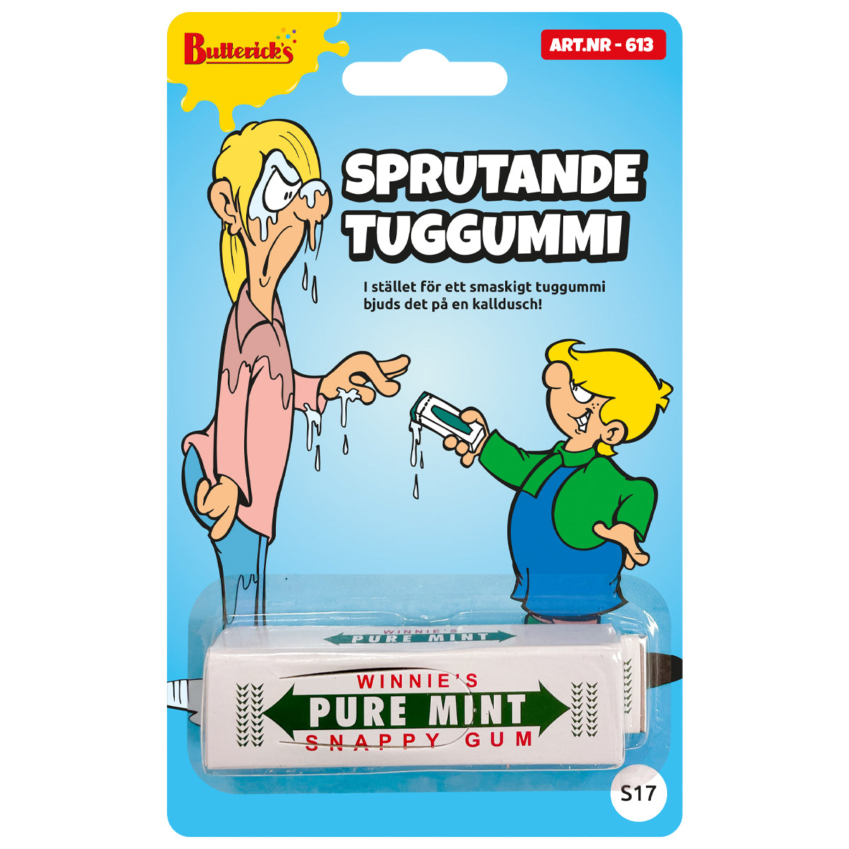 Sprutande tuggummi