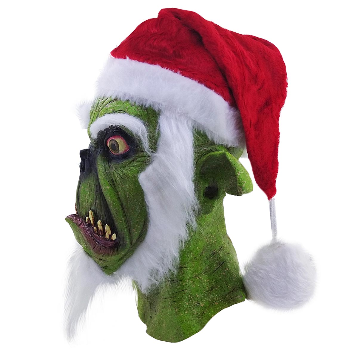 Ghoulish mask, Green Santa