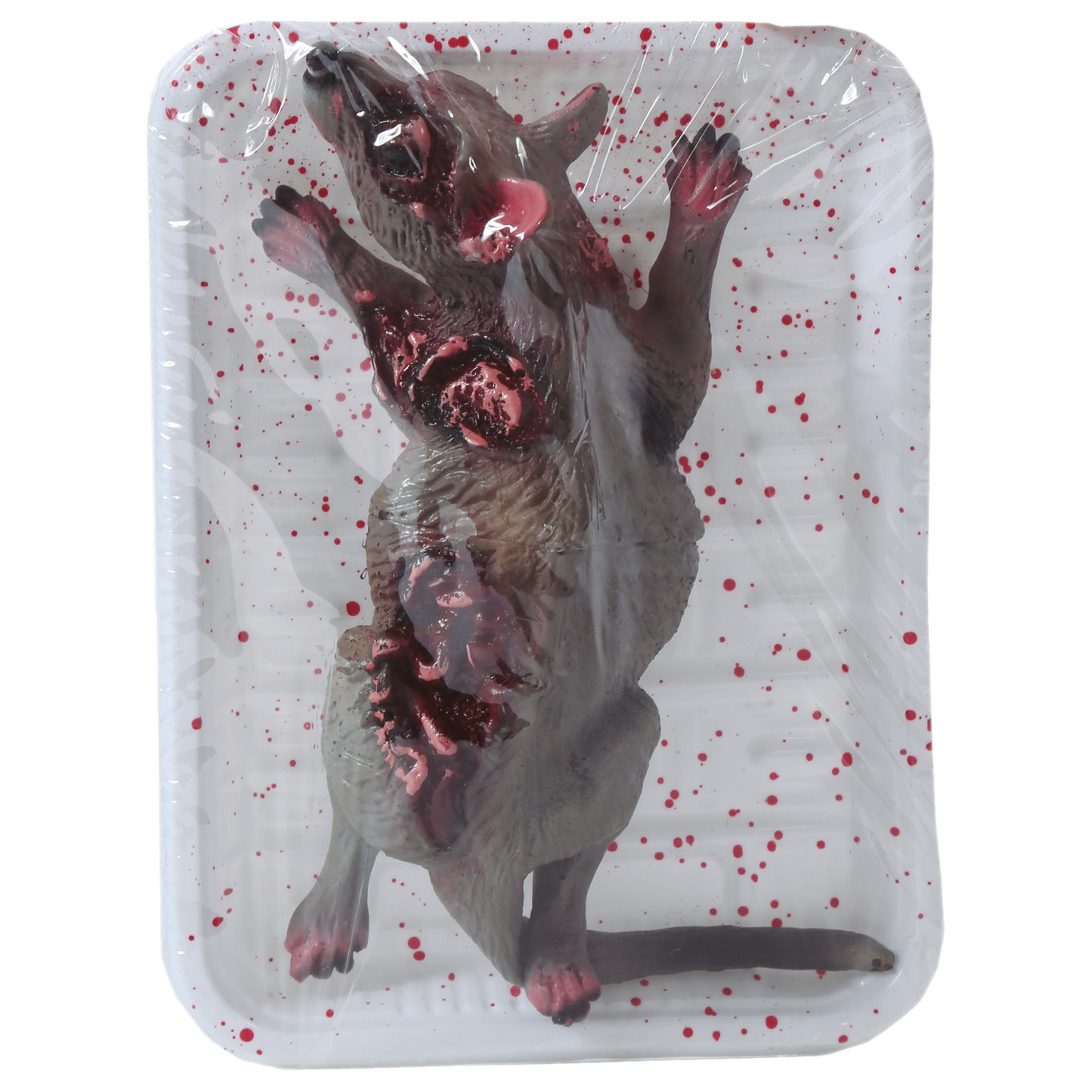 Prop, köttdisk råtta 19x12 cm