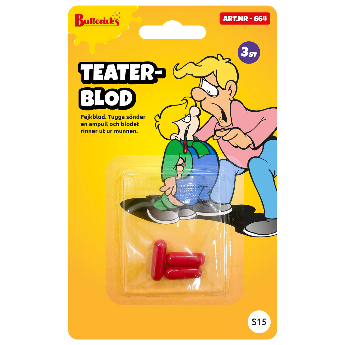 Teaterblod, ampuller 3 st