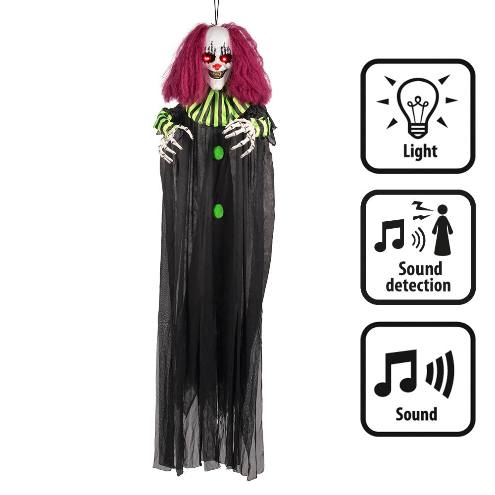 Prop, terror clown 130 cm